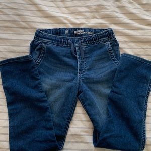 GAP kids denim joggers Sz M